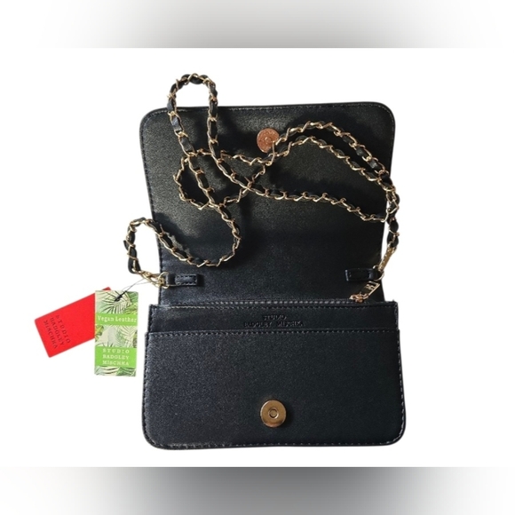 Badgley Mischka Black Quilted Crossbody - Picture 4 of 8